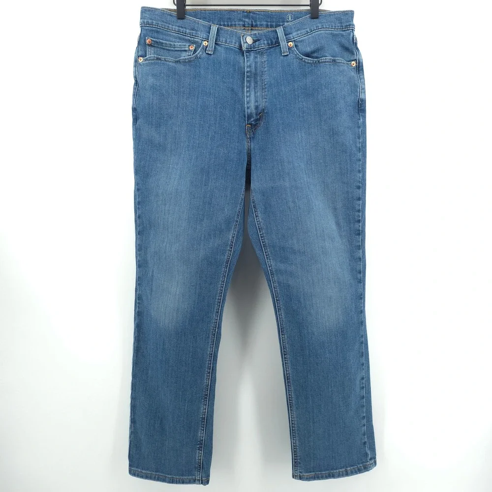 Levis 541 Athletic Taper Mens Jeans 36x30 Blue Stretch Relaxed Fit Casual Denim